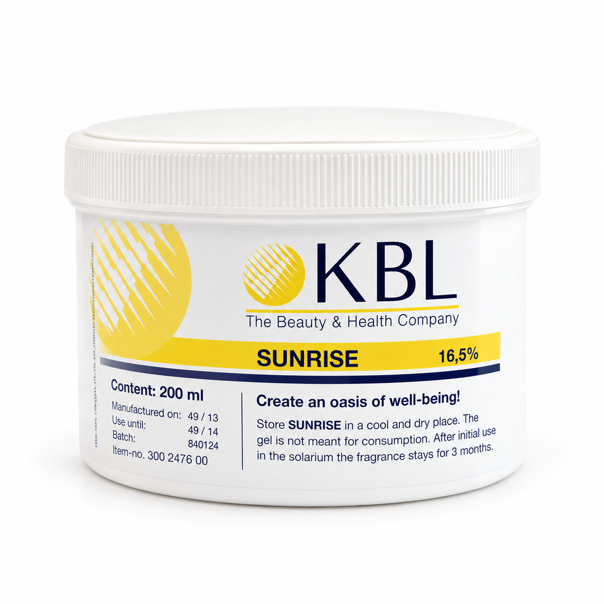 Aroma "SUNRISE" für KBL Solarien