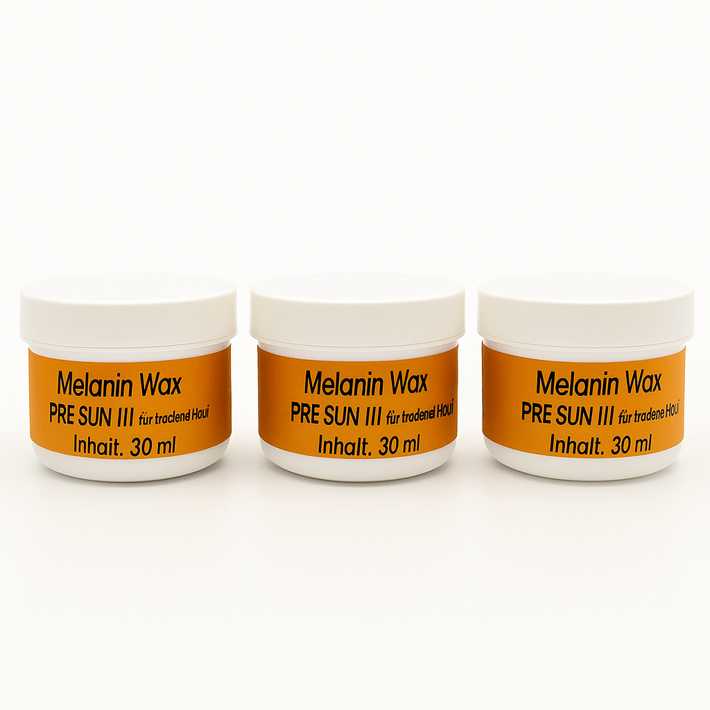 Melanin Power Wax PRE SUN III für trockene Haut 3x 30 ml