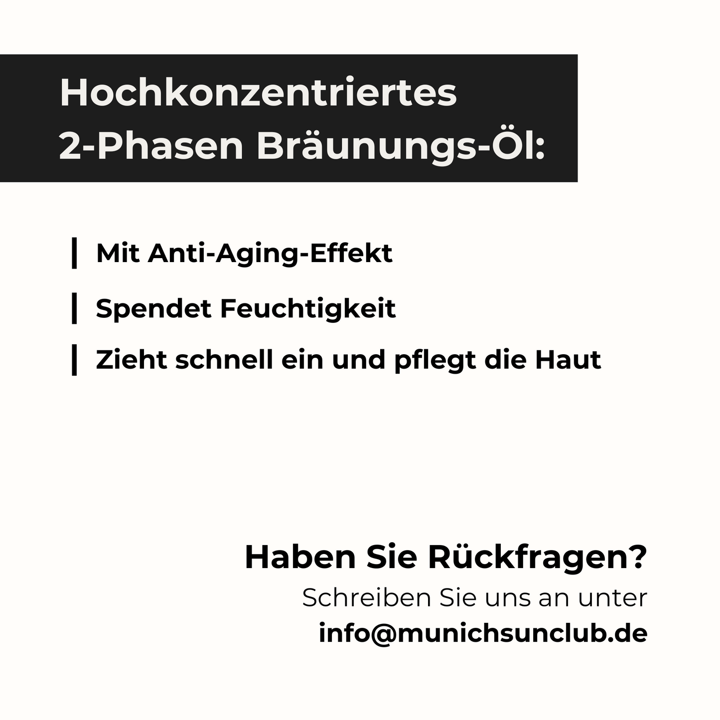 Intensives 2-Phasen Bräunungsöl I Für Solarium & Sonne 3 x 100 ml
