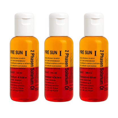 2-Phasen Bräunungsöl ohne Bronzer 3 x 100 ml - Munich Sun Club