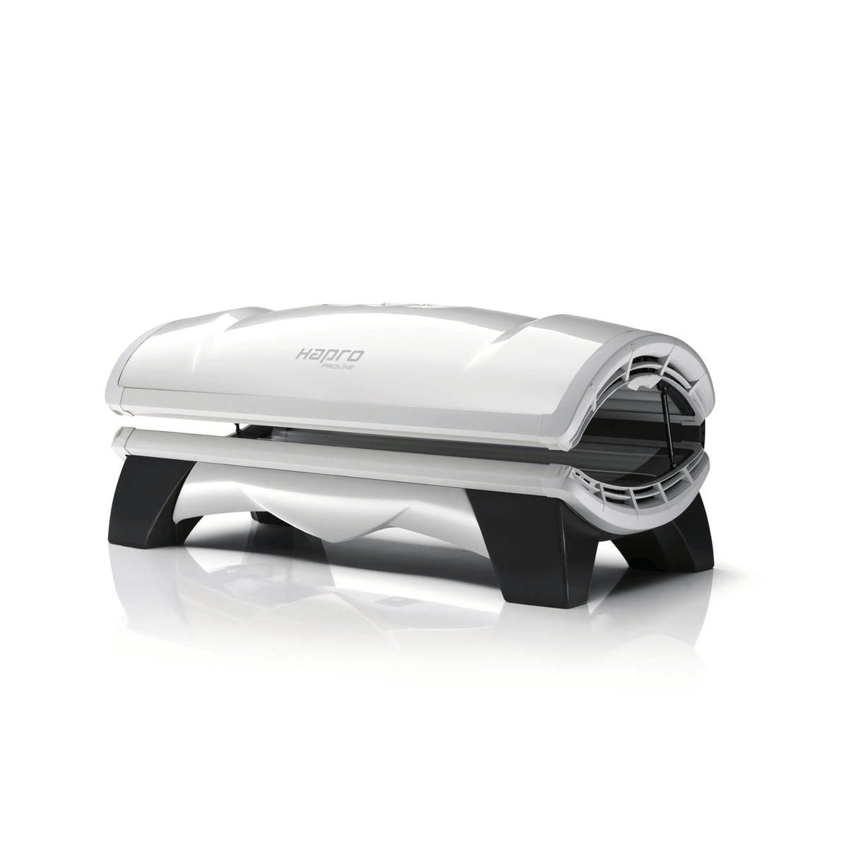 Hapro Proline 28/1 C Pearl White Heimsolarium – Geschlossen ohne Licht