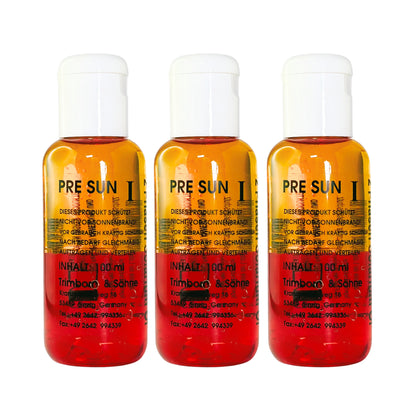 2-Phasen Bräunungsöl ohne Bronzer I Für Solarium & Sonne 3 x 100 ml