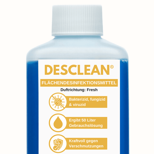 DESCLEAN® Flächendesinfektion 2 x 500 ml - Ergibt 100 Liter Reiniger - Munich Sun Club