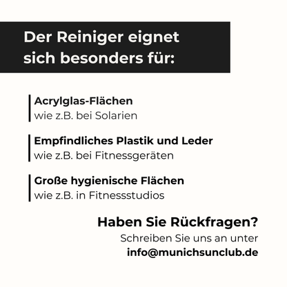 DESCLEAN® Solarium Desinfektionsmittel - Munich Sun Club
