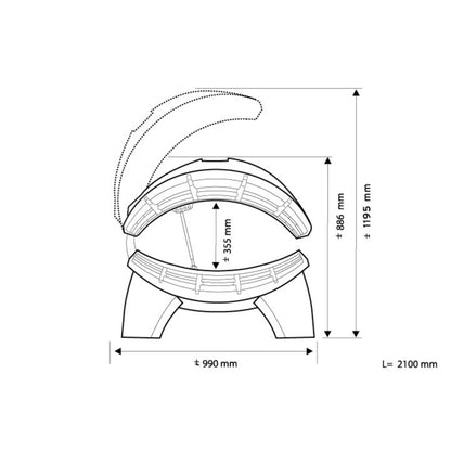Hapro Jade 24 C Lc - mit integriertem Gesichtsbräuner