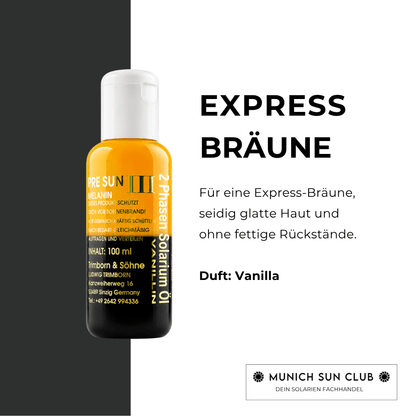 Intensives 2-Phasen Bräunungsöl I Für Solarium & Sonne - Munich Sun Club