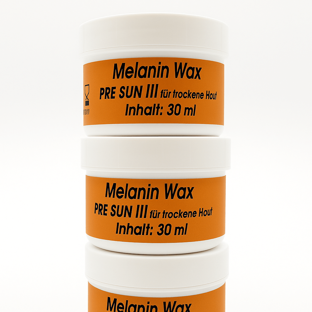 Melanin Power Wax PRE SUN III für trockene Haut 3 x 30 ml - Munich Sun Club