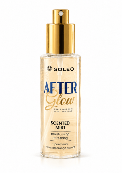 SOLEO After Glow Mist – After Sun Körperspray mit Panthenol & Bio-Rotorange - Munich Sun Club