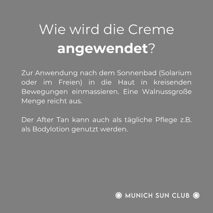 SOLEO After Tan Moisturizer 15 ml - Munich Sun Club