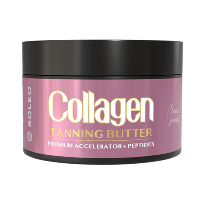 Soleo Collagen Butter Accelerator 190 ml – Bräunungsbutter mit Kollagen, Peptiden & Tyrosin - Munich Sun Club