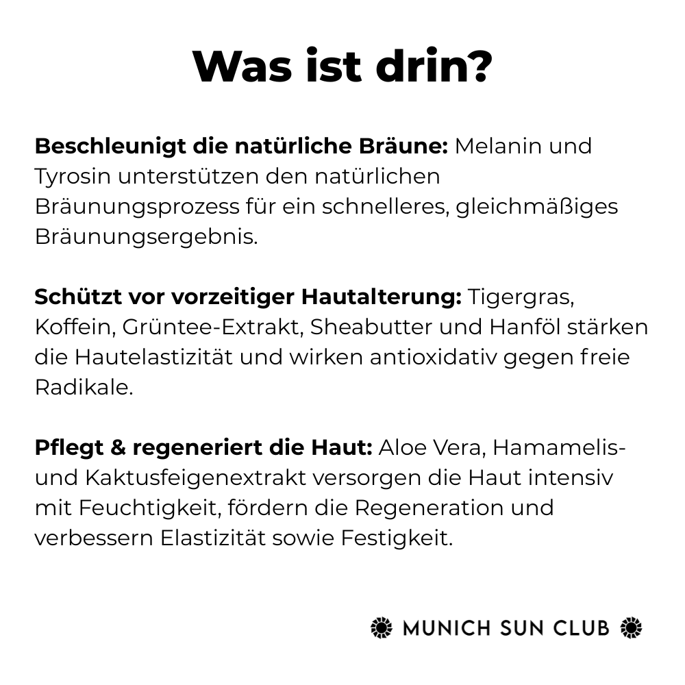 SOLEO TAN TECHNOLOGY Melanin Booster 200 ml - Munich Sun Club