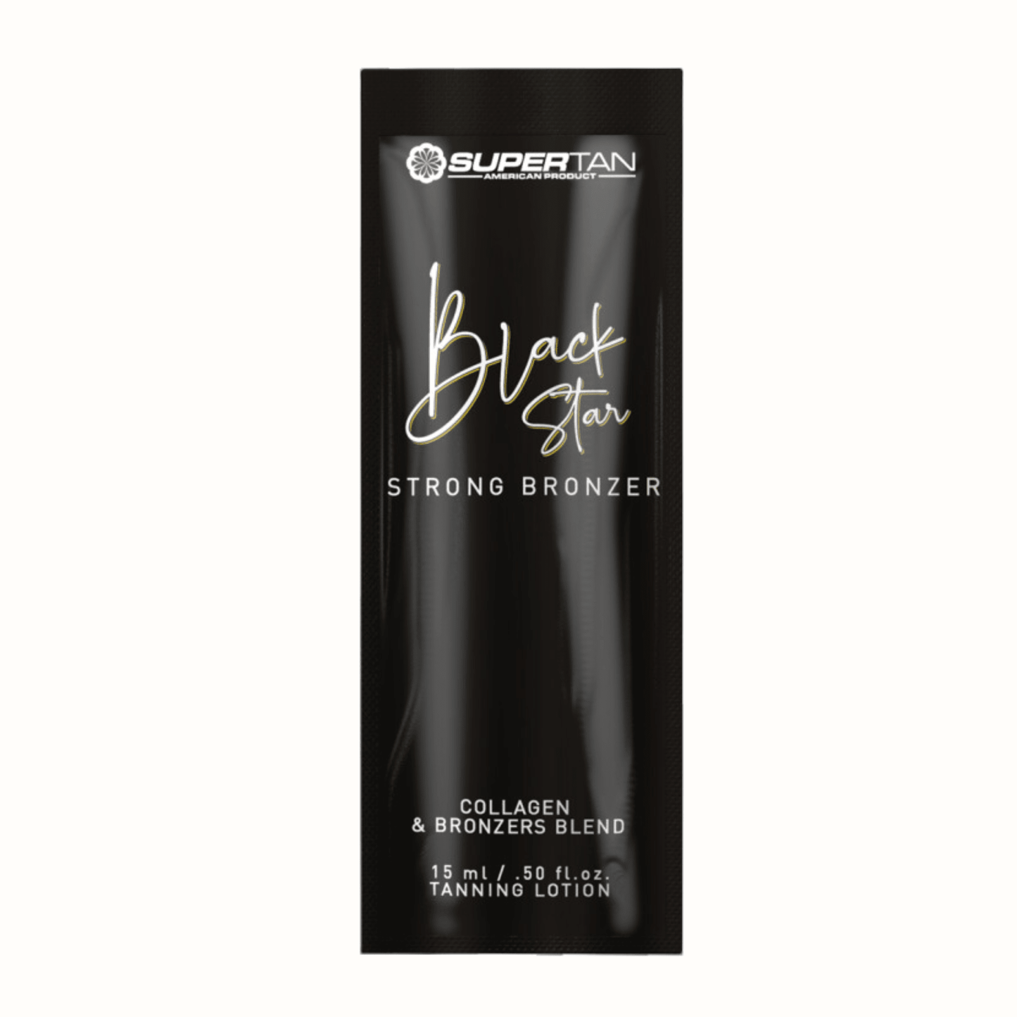 SuperTan BLACK STAR Strong Bronzer Collagen 15 ml - Munich Sun Club