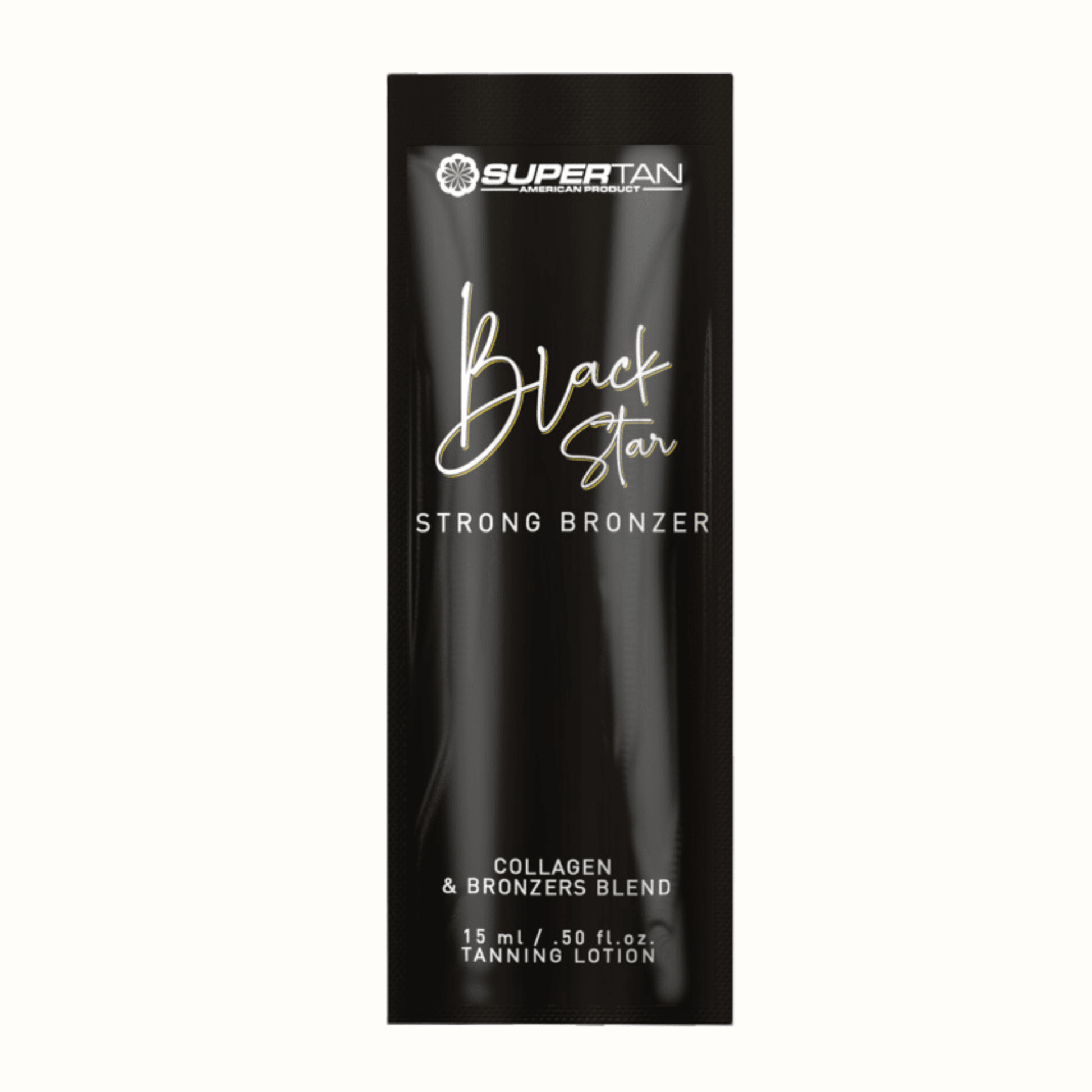 SuperTan BLACK STAR Strong Bronzer Collagen 15 ml - Munich Sun Club