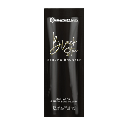 SuperTan BLACK STAR Strong Bronzer Collagen 15 ml - Munich Sun Club