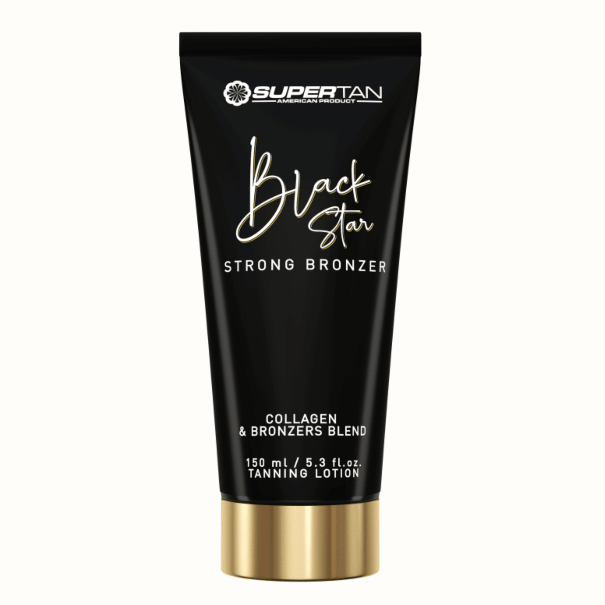 SuperTan BLACK STAR Strong Bronzer Collagen 150 ml - Munich Sun Club